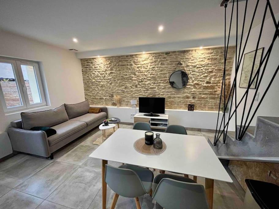 Grange Renovee En Duplex Idealement Situee Crêches-sur-Saône Kültér fotó